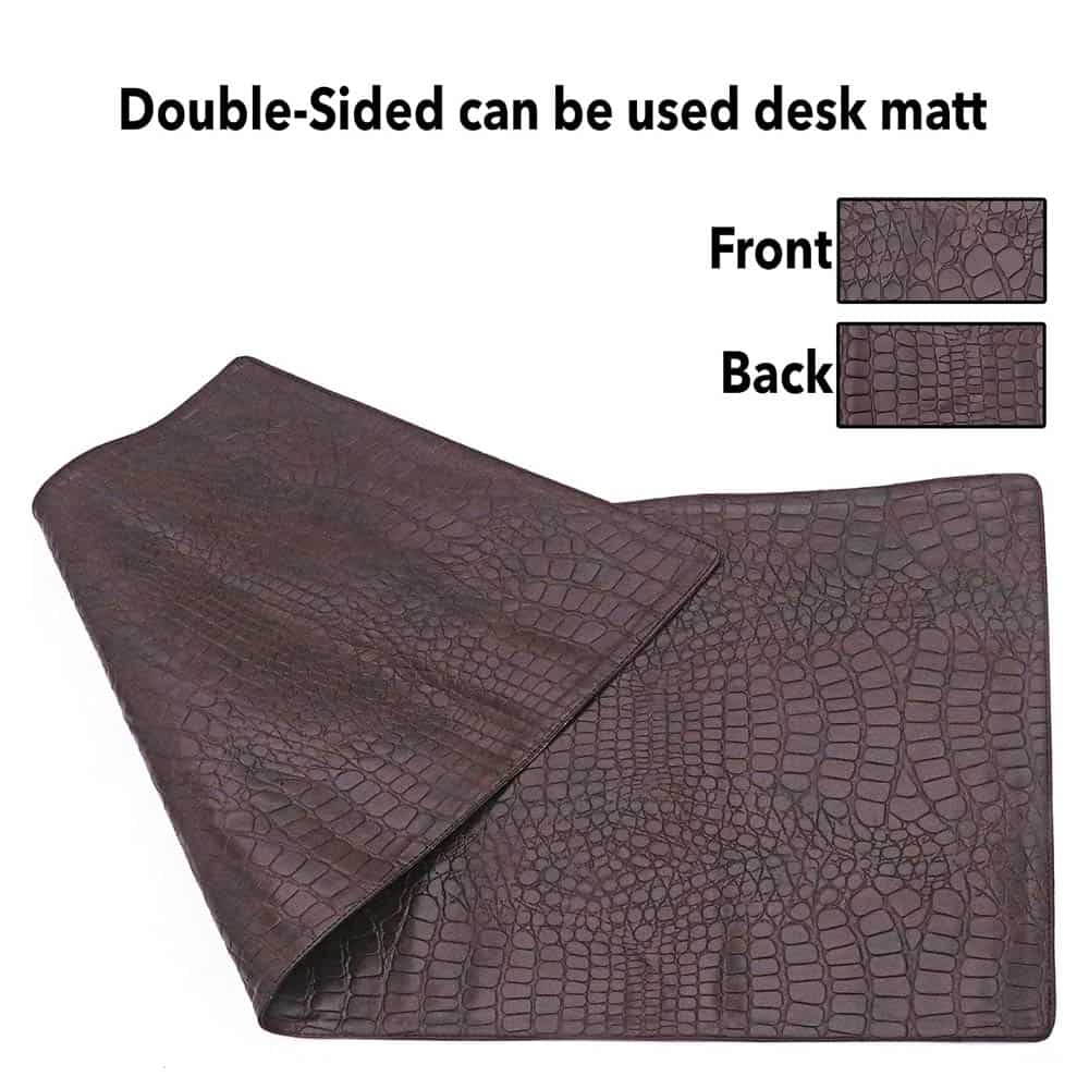 Desk Mat Set of 4, 35x59cm Waterproof Faux Leather Desk Pad Non-Slip Office Protector Desk Mat Set of 4, 35x59cm Waterproof Faux Leather Desk Pad Non-Slip Office Protector - Image 19