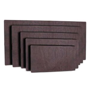 Desk Mat 35x59cm Waterproof Office Desk Pad for Keyboard Mouse Non Mat Laptop PC Desktop Protector Black Faux Leather Desk Blotter for