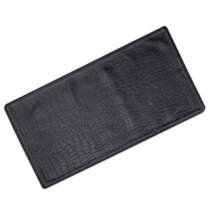 Desk Mat 35x59cm Waterproof Office Desk Pad for Keyboard Mouse Non Mat Laptop Protector Black Faux Leather Desk Blotter for 1