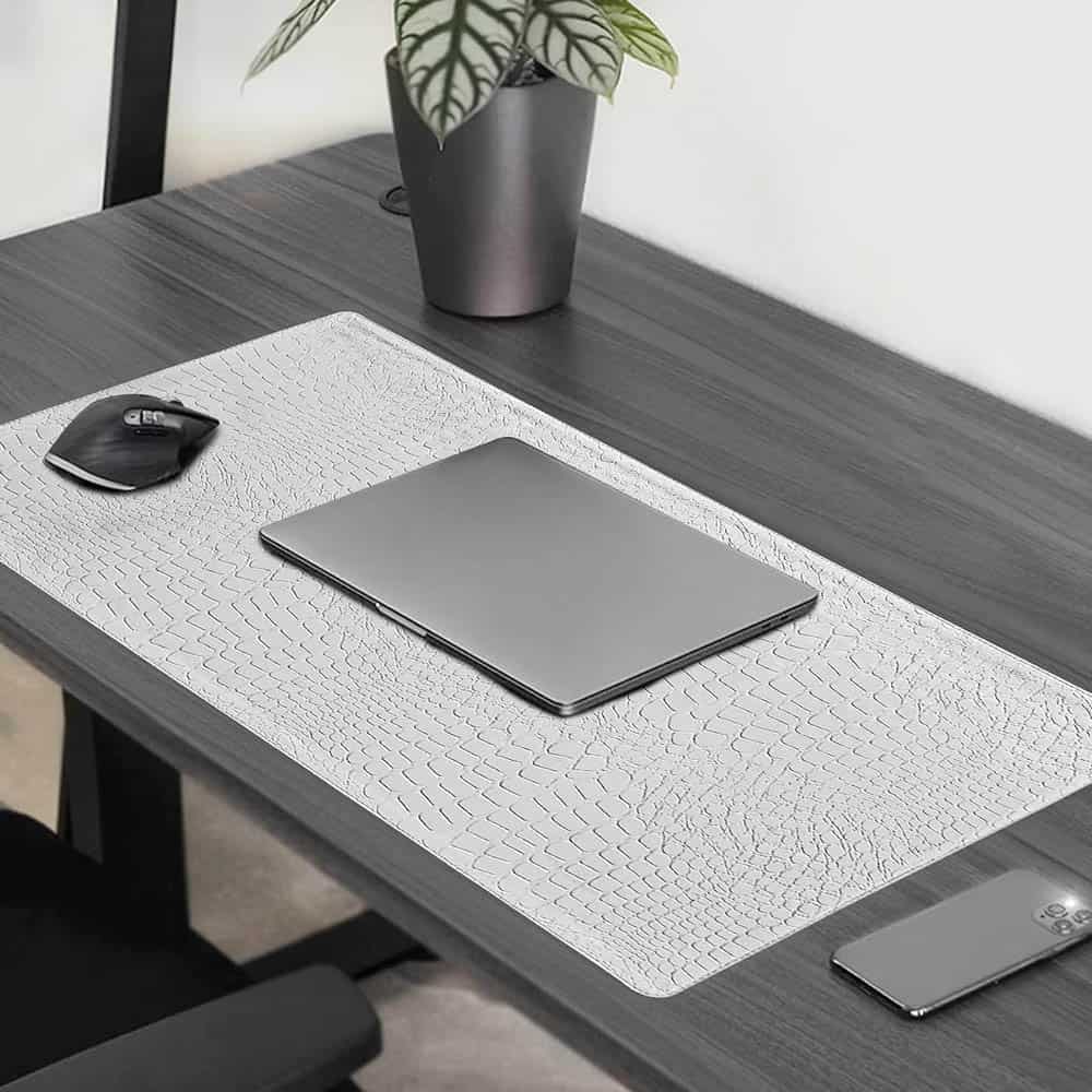 Desk Mat Set of 4, 35x59cm Waterproof Faux Leather Desk Pad Non-Slip Office Protector Desk Mat Set of 4, 35x59cm Waterproof Faux Leather Desk Pad Non-Slip Office Protector - Image 30