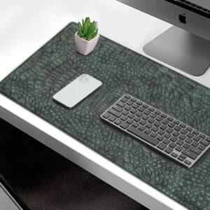 Desk Mat Set of 4, 35x59cm Waterproof Faux Leather Desk Pad Non-Slip Office Protector Desk Mat 35x59cm Waterproof Office Desk Pad for Keyboard Mouse Slip Laptop Desktop Protector Black Faux Leather Desk Blotter for