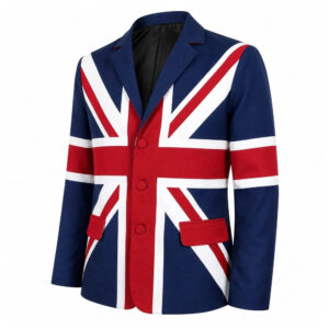 MENS UK ENGLAND JACKET 60s 70s UNION THREE BUTTON BLAZER COAT