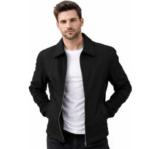 Alternative view of Clara Men's Modern Cafe Racer Jacket