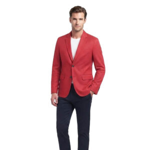 Men's Blazer Long Sleeve Jacket Black Blazer Two Button Biker Coat