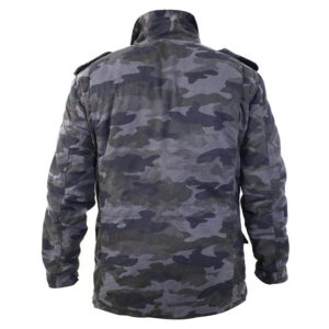 Mens Cotton Jacket Vintage M65 Winter Army Field Casual Coat With Cargo Pockets