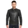 Cafe racer Biker Leather Jacket