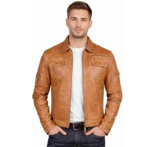 Men's Shirt Style Multi Pocket Jacket