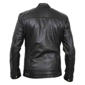 Cafe racer Biker Leather Jacket Mens Genuine Soft al Leather Vintage Retro Biker Style Cafe Racer Jacket