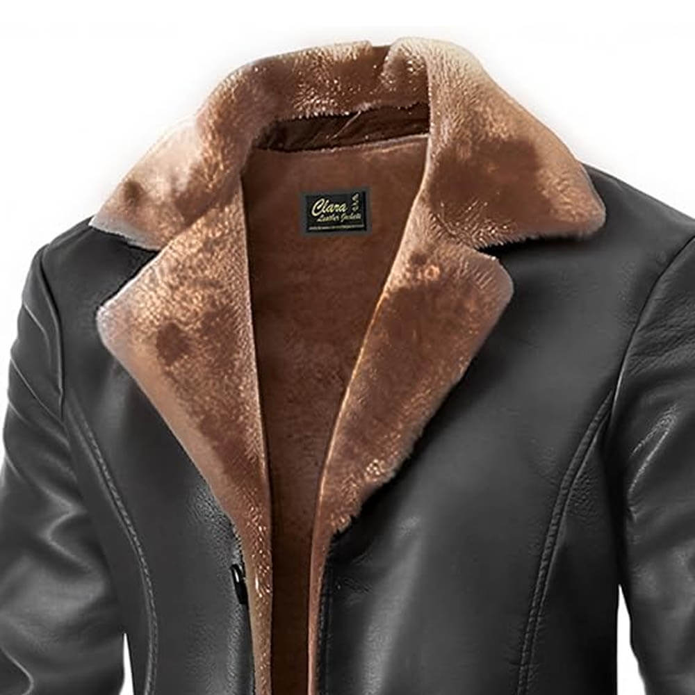 Men’s Aviator Sheepskin B3 Bomber Jacket Men’s Aviator Sheepskin B3 Bomber Jacket - Image 9