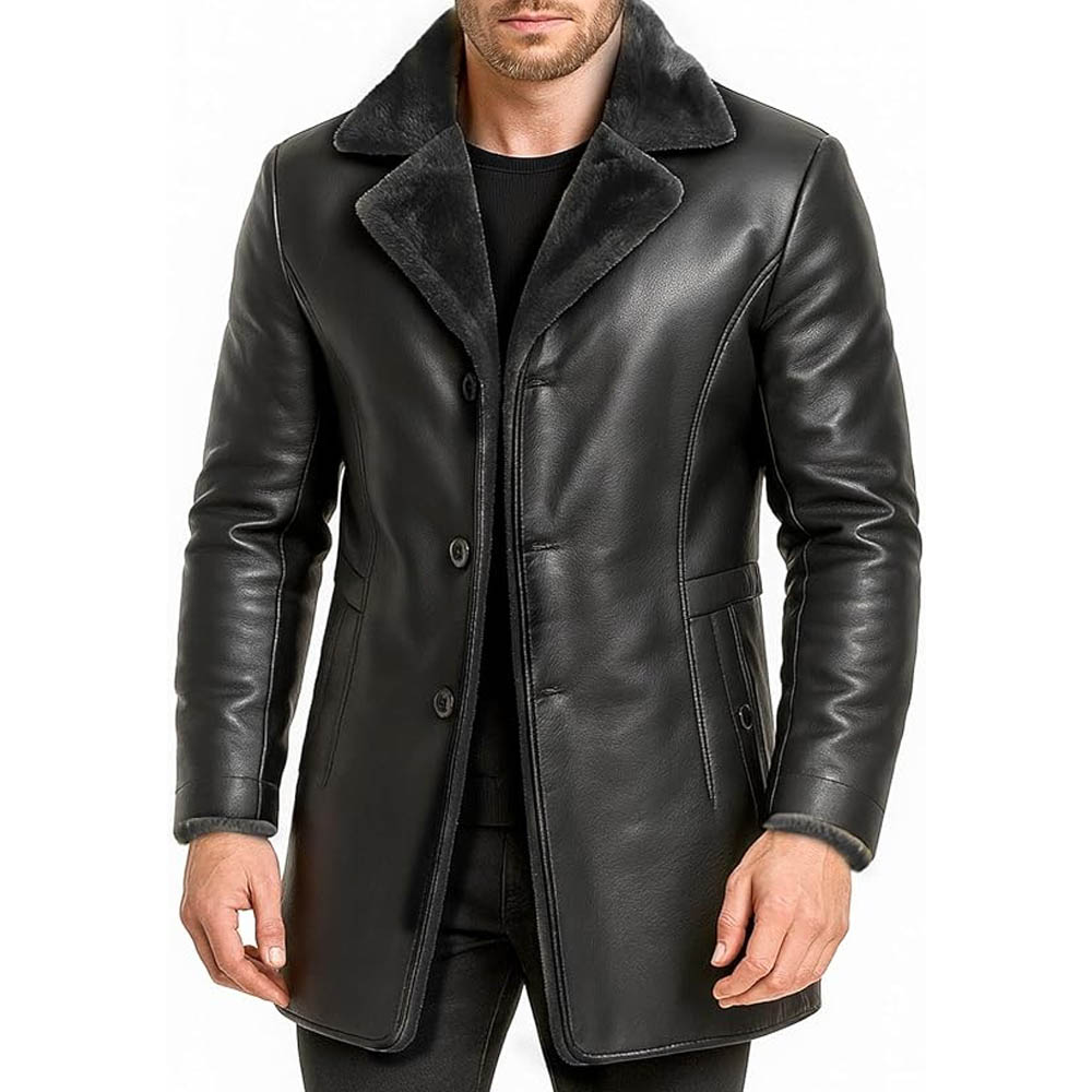 Men’s Aviator Sheepskin B3 Bomber Jacket Men’s Aviator Sheepskin B3 Bomber Jacket - Image 7