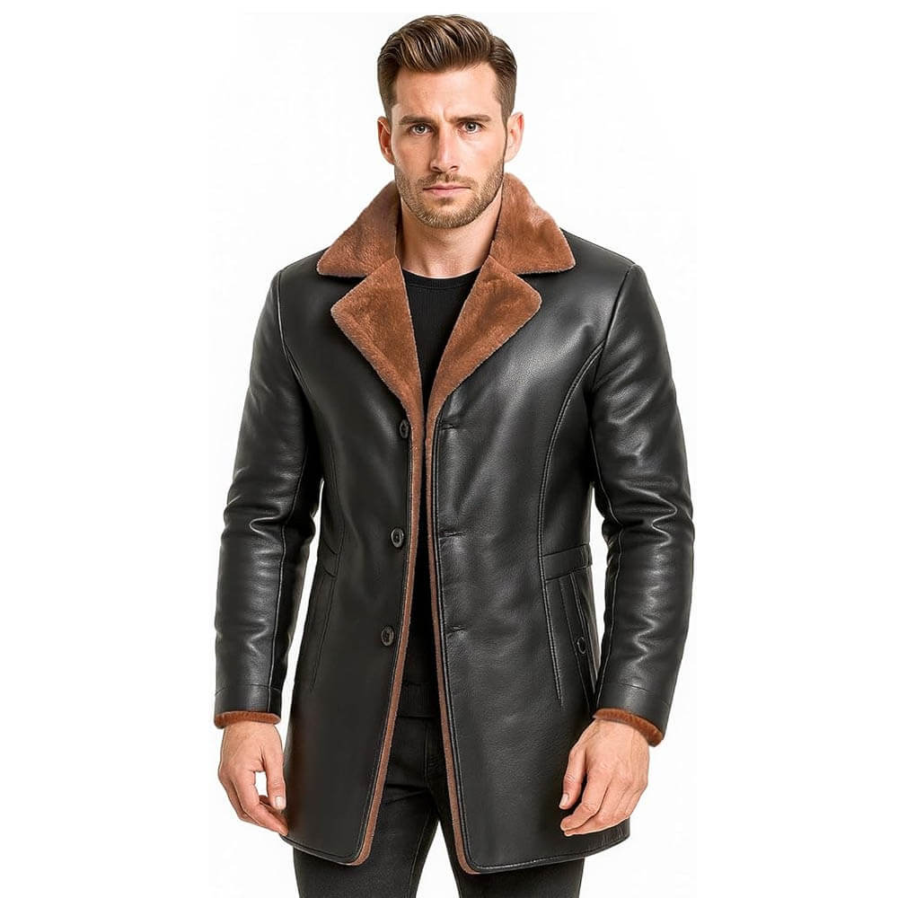 Men’s Aviator Sheepskin B3 Bomber Jacket Men’s Aviator Sheepskin B3 Bomber Jacket - Image 3