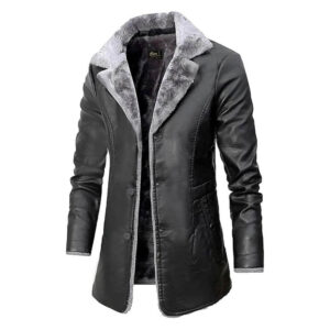 Men’s Aviator Sheepskin B3 Bomber Jacket Mens Raf Aviator Real Leather Sheepskin Classic B3 Bomber Flying Flight WW2 Faux Fur Winter Coat