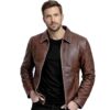 Men's Leather Motorcycle Jacket