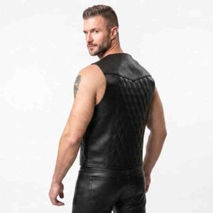 Mens Vest Open Sleeveless Vintage Style Gay Vest