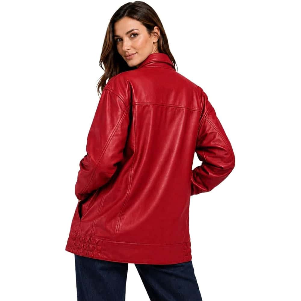 Women's Oversized Bomber Fashion Jacket Women's Oversized Bomber Fashion Jacket - Image 21