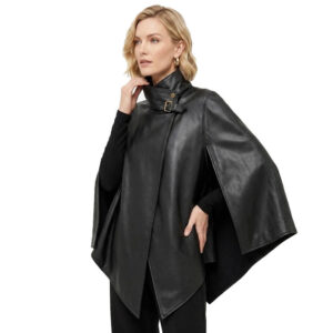 Poncho Asymmetrical Trench Style Coat