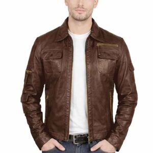 Retro Motorcycle Casual Coat 1