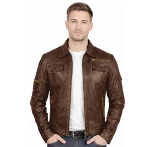 Alternative view of Men's Shirt Style Multi Pocket Jacket