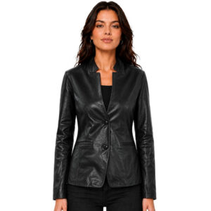 Womens Blazer Coat Collar Style Black Color