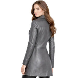 Womens Mid Length Trench Coat