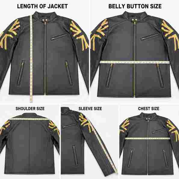 custom leather jacket size and measurement guide
