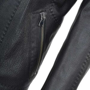New Style Men's Leather Black Jacket img 11097 opt