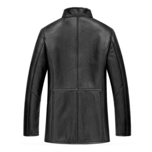Alternative view of Men Sheepskin Leather Fur Shearling Coat