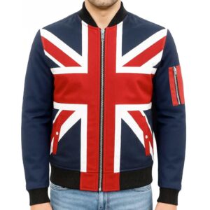 Union Jack British Flag Cotton Jacket