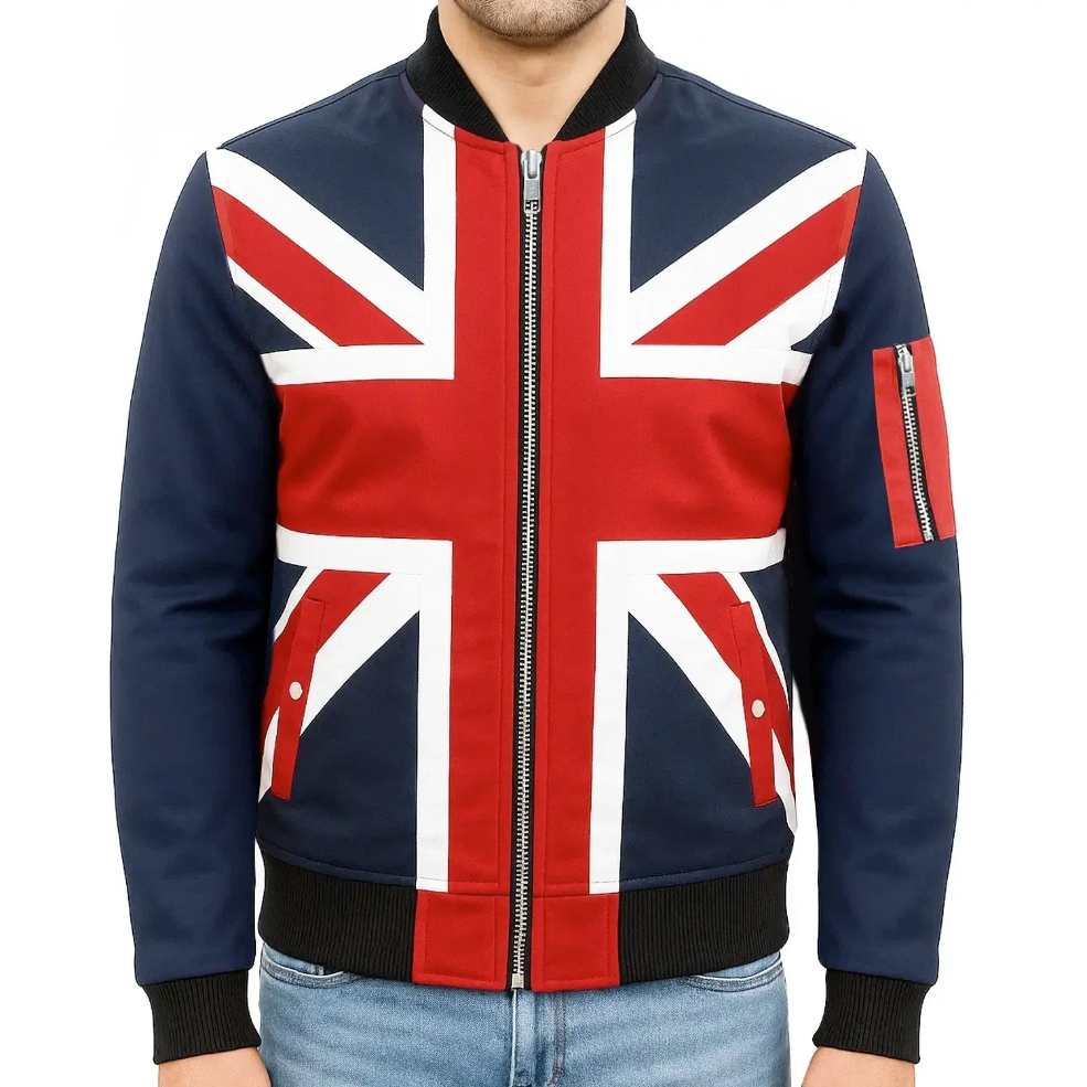 Union Jack British Flag Cotton Jacket Union Jack British Flag Cotton Jacket