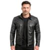 Men's Vintage Retro Biker Leather Jacket