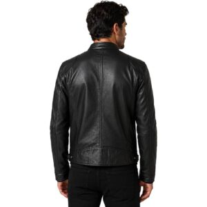 Men's Black Leather Fashion UK Jacket img 21632 opt