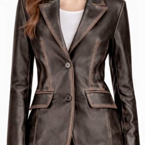 Women's Leather Blazer Jacket Formal & Casual Coat img 21830 opt2 1