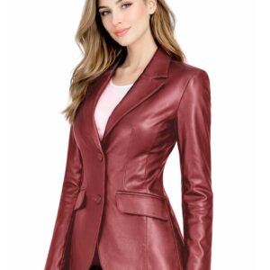 Women's Leather Blazer Jacket Formal & Casual Coat img 21833 opt2 1