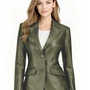Women's Leather Blazer Jacket Formal & Casual Coat img 21837 opt2 1