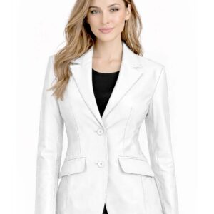 Women's Leather Blazer Jacket Formal & Casual Coat img 21852 opt2 1