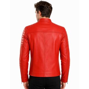 Men's Club Retro Biker Vintage Leather Jacket img 23008 opt