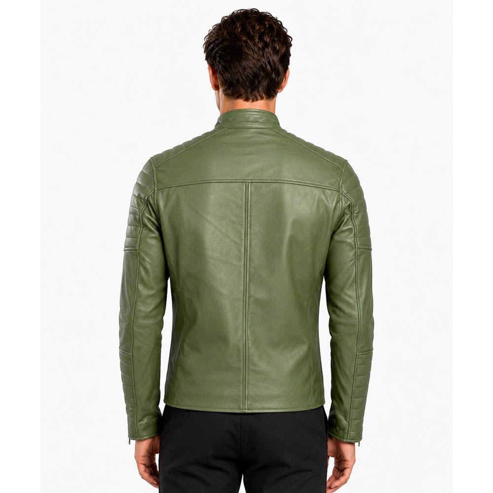 Men's Club Retro Biker Vintage Leather Jacket Men's Club Retro Biker Vintage Leather Jacket - Image 25