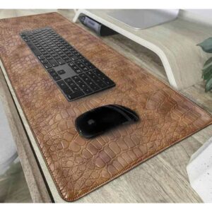 Desk Mat Set of 4, 35x59cm Waterproof Faux Leather Desk Pad Non-Slip Office Protector img 23377 opt
