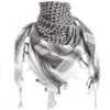 White Shemagh Keffiyeh Scarf – Unisex Cotton
