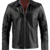 Men's Black Leather New Design Jacket