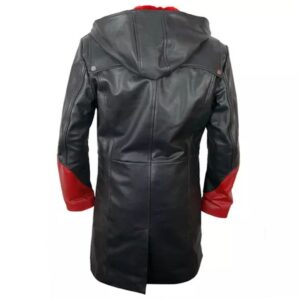 Men's Real Leather Halloween Costume Hooded Coat img 6270 opt