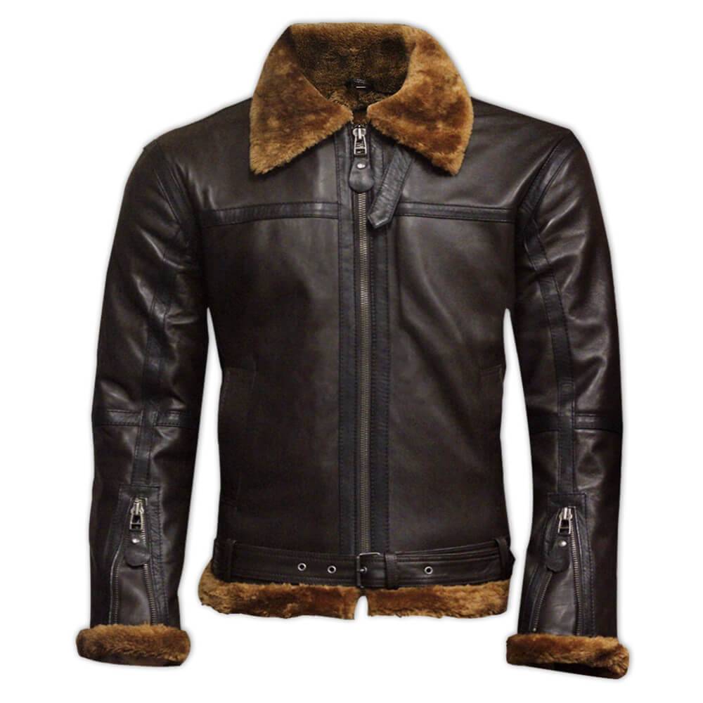 Men's B3 Shearling Brown Leather Jacket Men's B3 Shearling Brown Leather Jacket