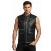 Men's Leather Vest