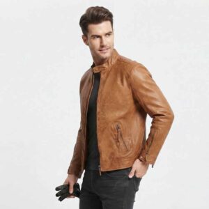 mens tan bron jacket 1