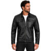 Cafe Racer Genuine Leather Jacket Vintage Jacket