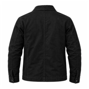 Mens Black Three Pocket Work Jacket